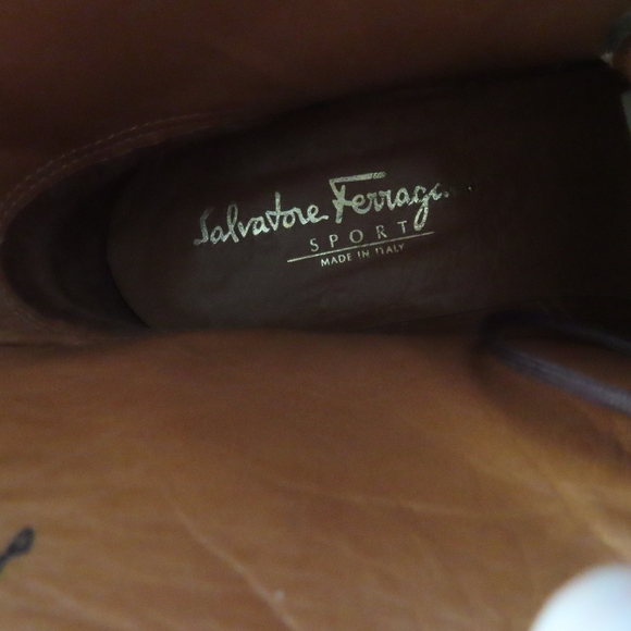 womens Salvatore Ferragamo sport suede boots sz 8 AA - Picture 8 of 9